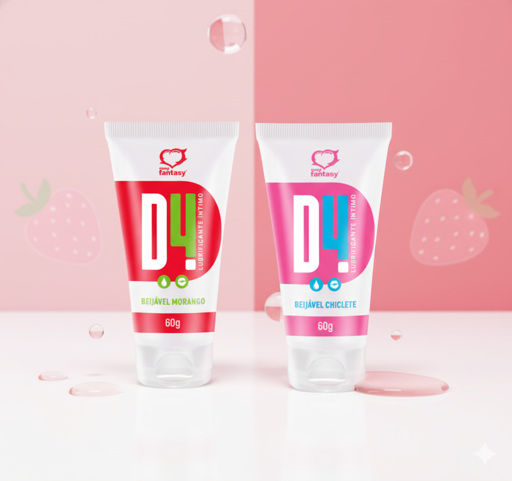 Lubrificante Beijável D4 60g Sexy Fantasy