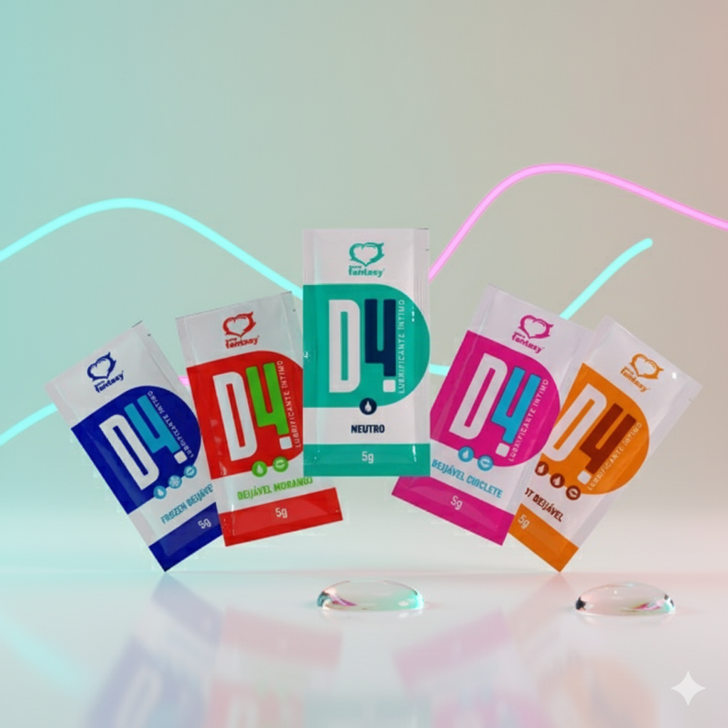 Lubrificante Íntimo D4 Sachê 5g Sexy Fantasy